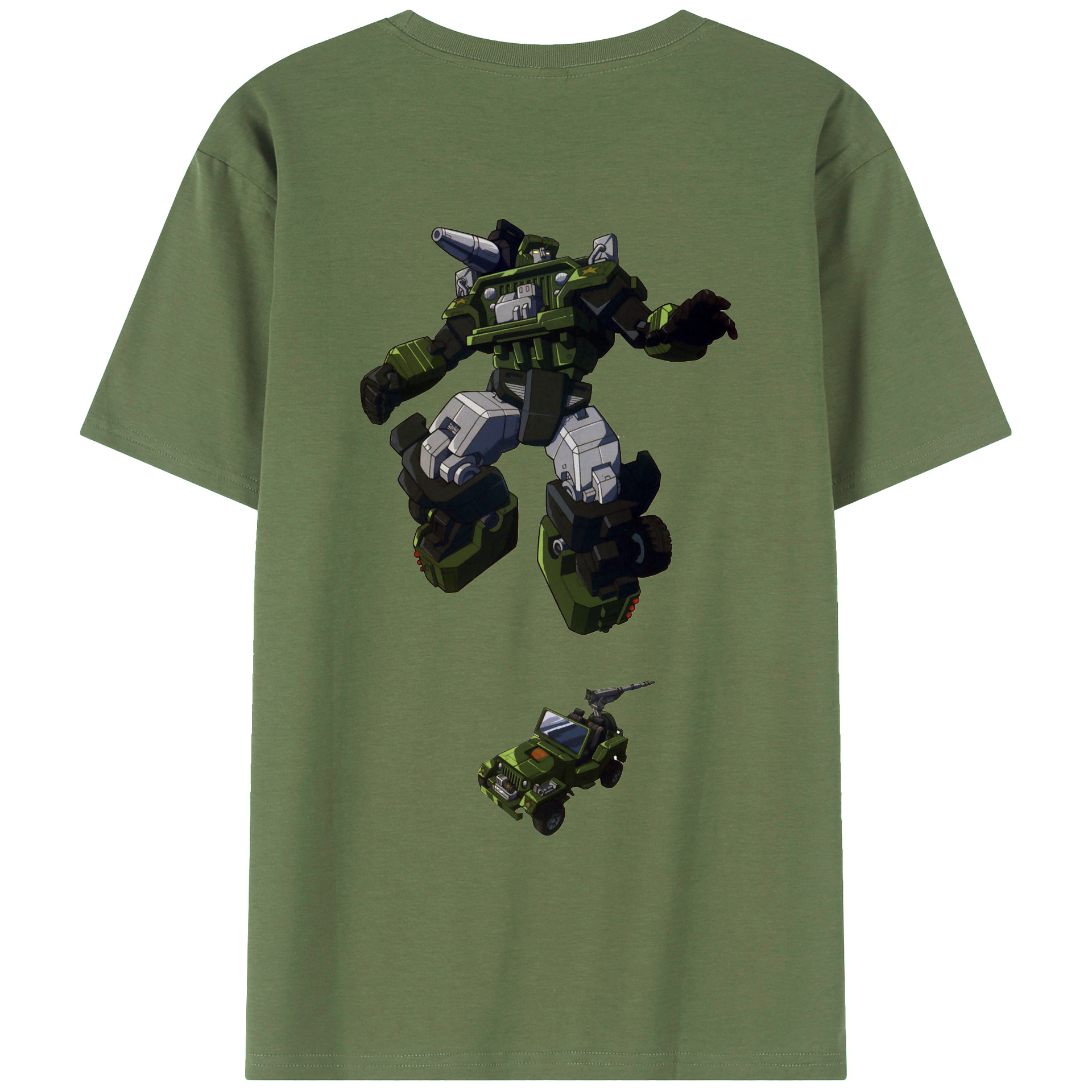 （画像用）  綿100％ メンズ半袖Tシャツ（バックプリント） 通気性